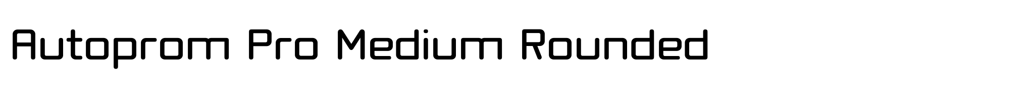 Autoprom Pro Medium Rounded image